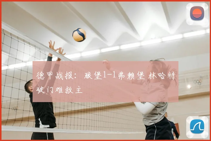 德甲战报：狼堡1-1弗赖堡 林哈特破门难救主